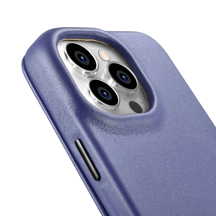 ICARER - iCarer iPhone 14 Pro Max Plånboksfodral MagSafe CE Äkta Läder