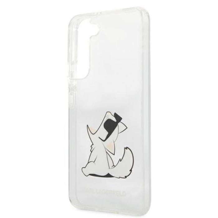 KARL LAGERFELD - Karl Lagerfeld Choupette Eat Skal Galaxy S22 Plus - Transparent