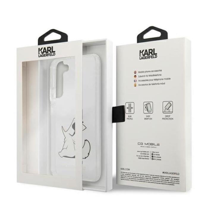 KARL LAGERFELD - Karl Lagerfeld Choupette Eat Skal Galaxy S22 Plus - Transparent