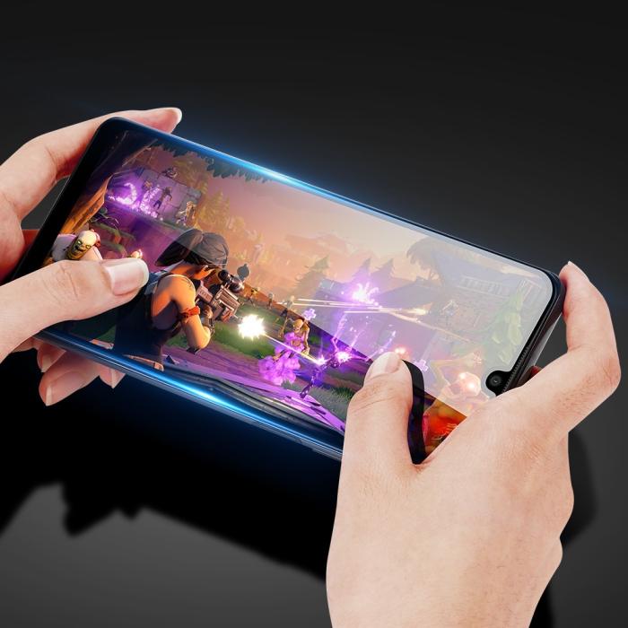 A-One Brand - Härdat Glas Skärmskydd Samsung Galaxy A22 5G - Svart