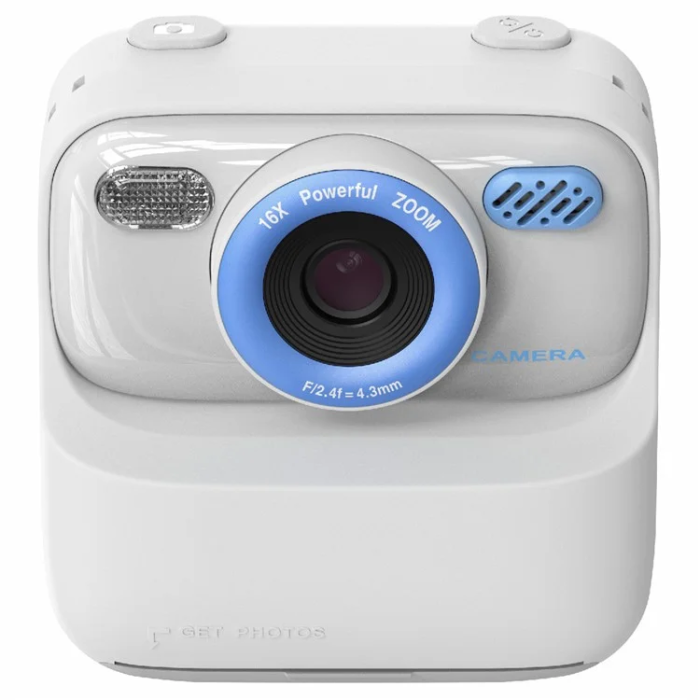 OEM - Barn Digitalkamera HD 1080P Med Skrivare P79 - Vit