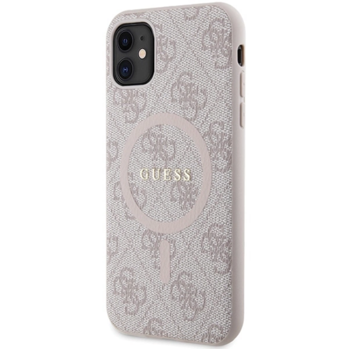 Guess - Guess iPhone 11/XR Mobilskal Magsafe Collection - Rosa