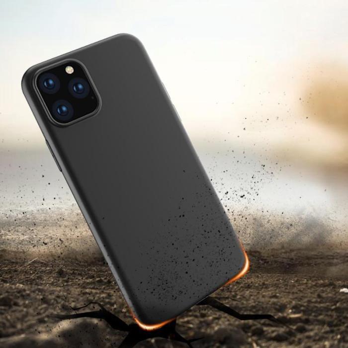 OEM - Soft TPU Gel Protective Mobilskal iPhone 12 & 12 Pro - Svart