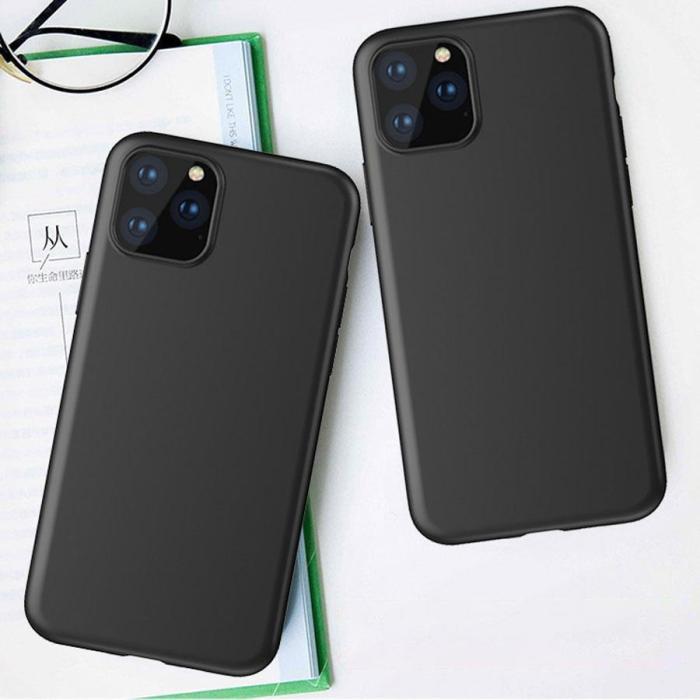 OEM - Soft TPU Gel Protective Mobilskal iPhone 12 & 12 Pro - Svart