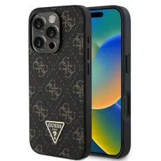Guess - Guess iPhone 16 Plus Mobilskal 4G Triangle - Svart