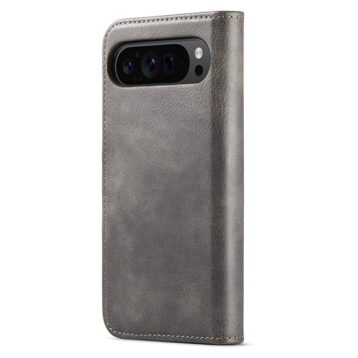 DG.MING - DG.MING Google Pixel 10 Pro XL Plånboksfodral Split Läder - Grå