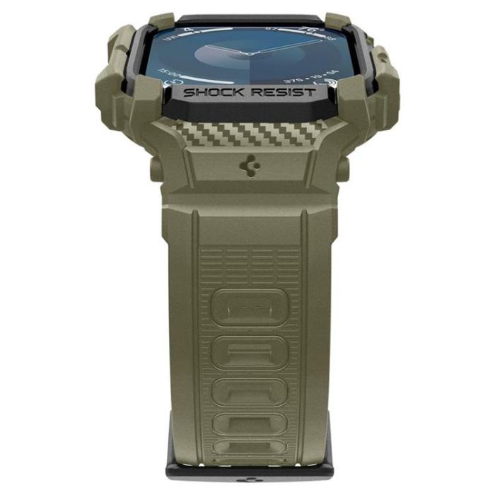 Spigen - Spigen Apple Watch 46mm Series 10 Armband Rugged Armor Pro