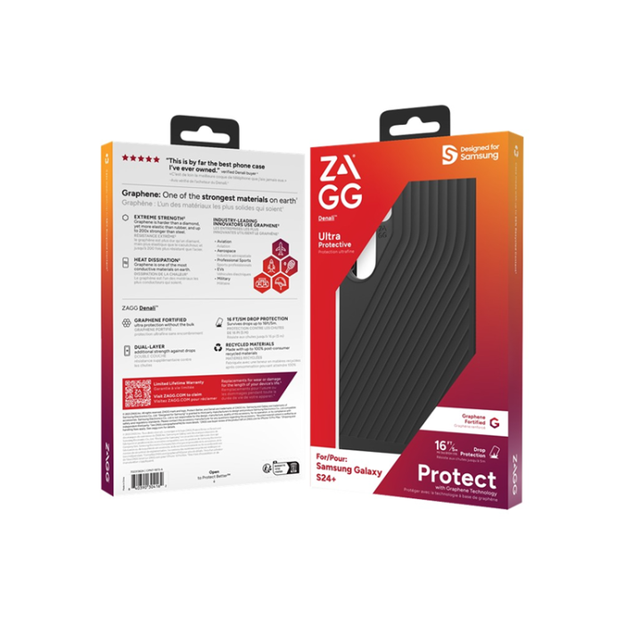 Zagg - ZAGG Galaxy S24 Plus Mobilskal Denali - Svart