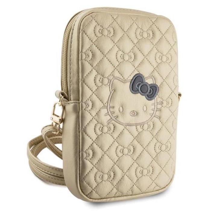 Hello Kitty - Hello Kitty Remväska Quilted Bows - Guld