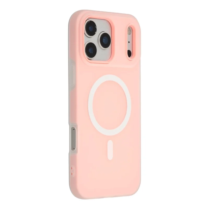 A-One Brand - iPhone 17 Pro Mobilskal Magsafe Frosted - Rosa
