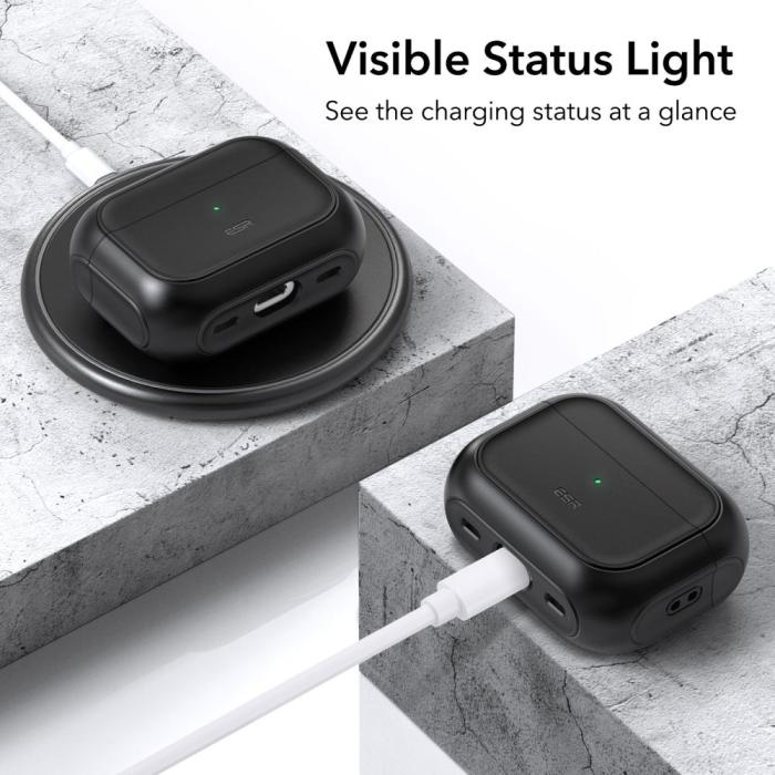 ESR - ESR Magsafe Airpods Pro 1/2 Skal Orbit Halolock - Svart