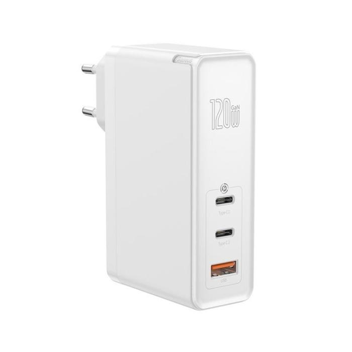 UTGATT5 - Baseus GaN Väggladdare USB Type-C 120W Kabel 100 W 1 m - vit