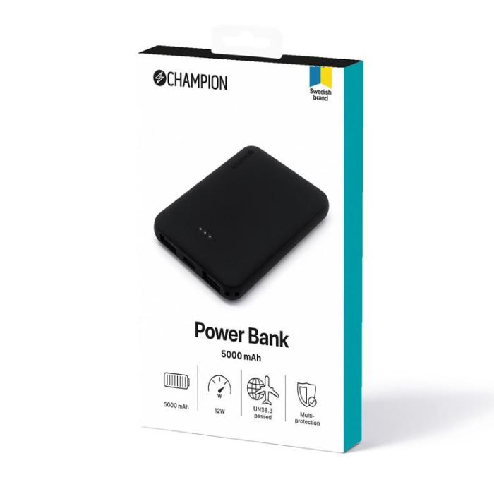 Champion - Champion PowerBank 5000 mAh