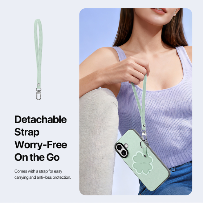 Dux Ducis - DUX DUCIS iPhone 17 Mobilskal med Fingerring/Rem Luvy Series