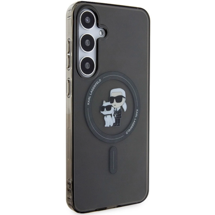 KARL LAGERFELD - Karl Lagerfeld Galaxy S24 Mobilskal Magsafe IML Choupette - Svart