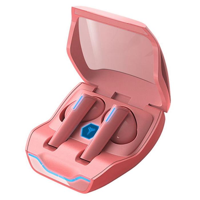 UTGATT5 - LENOVO XG02 TWS Thinkplus Gaming Bluetooth Trådlösa Hörlurar - Rosa