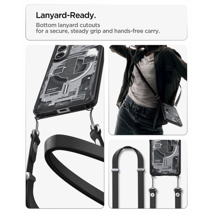 Spigen - Spigen Mobilskal För Galaxy S26 Plus MagSafe Ultra Hybrid - Zero One Svart