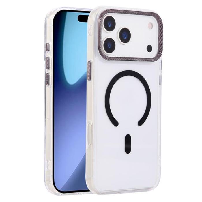 A-One Brand - iPhone 17 Pro Max Mobilskal MagSafe Texture Frame - Svart