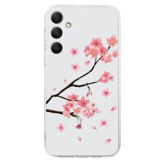 OEM - Mobilskal till Samsung Galaxy A57 M&ouml;nstertryck St&ouml;tt&aring;lig TPU - Plommonblomma