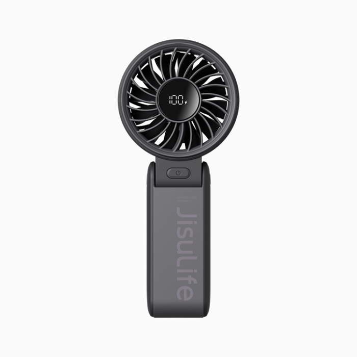 Jisulife - Jisulife Bärbar Handhållen Fläkt USB Life7 3600mAh - Svart