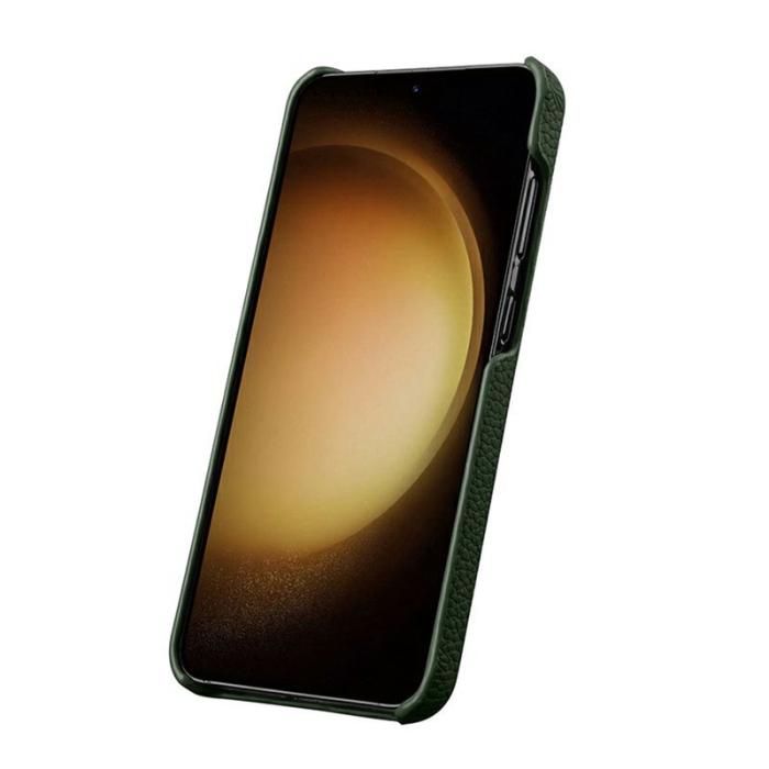 Melkco - MELKCO Mobilskal till Samsung Galaxy S25 Äkta Läder Grön