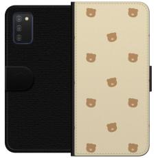 iSecrets - Pl&aring;nboksfodral till Samsung Galaxy A03s med Bj&ouml;rnm&ouml;nster