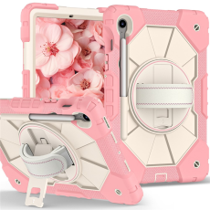 A-One Brand - Galaxy Tab S10 FE/S9 FE/S9 Skal Kickstand med Rem - Roséguld