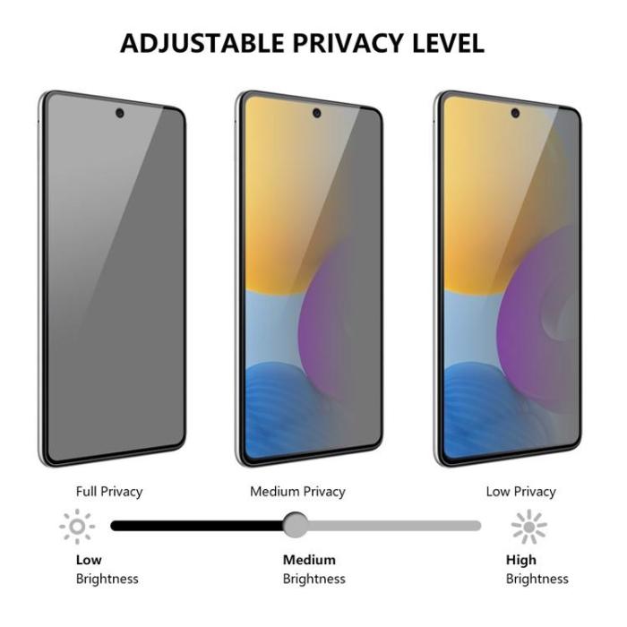 Boom of Sweden - BOOM Galaxy S22 Härdat Glas Skärmskydd Anti Spy Privacy