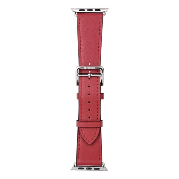 Tech-Protect - Forcell Apple Watch 38/40/41mm Armband Eco Läder - Röd