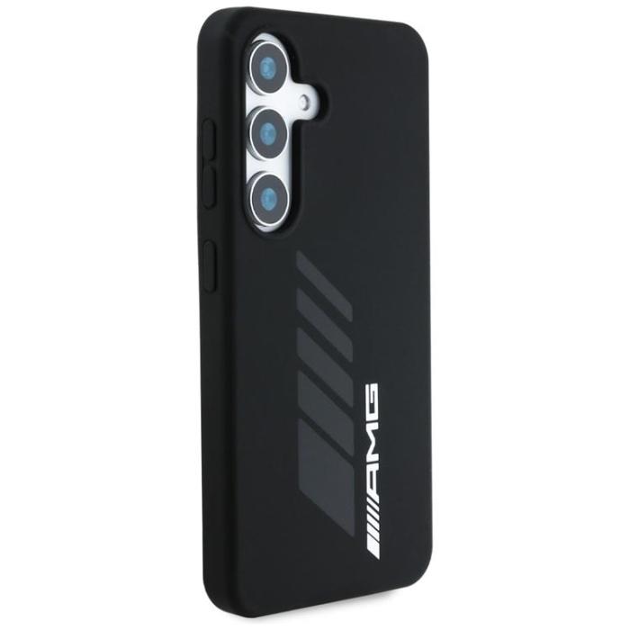 Mercedes - AMG Galaxy S25 Mobilskal MagSafe Oversize Rhombs - Svart