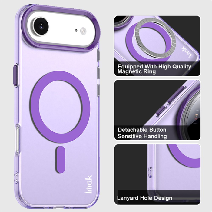 Imak - IMAK iPhone 17 Air Mobilskal MagSafe Anti Drop - Lila