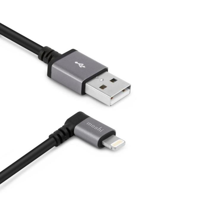 Moshi - Moshi USB-A till Lightning Kabel Med 90-Graders Kontakt 1.5m