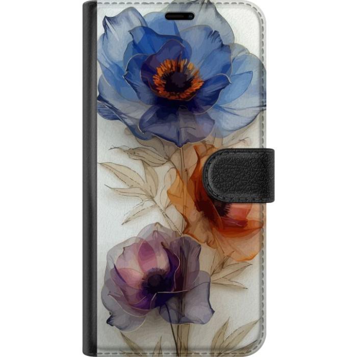 iSecrets - Plånboksfodral till Samsung Galaxy S24+ med Silkesblommor