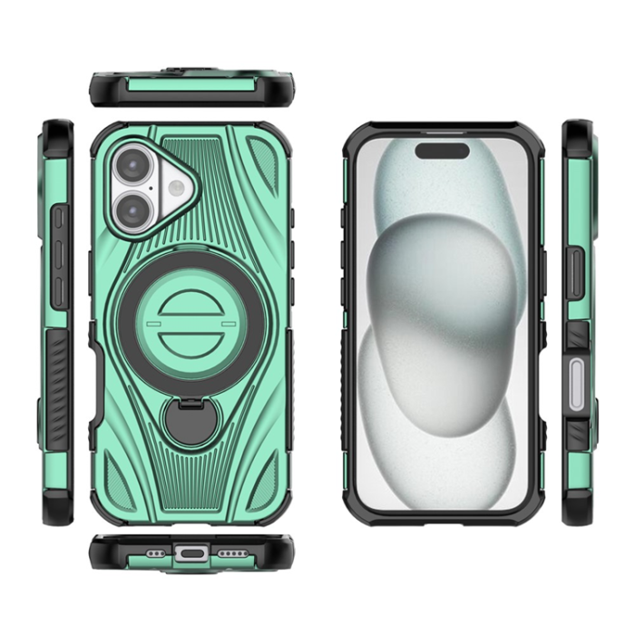 A-One Brand - iPhone 17 Mobilskal MagSafe Magnetic Kickstand - Grön