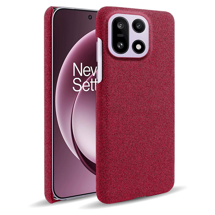 OnePlus 15 5G Mobilskal Cloth Texture Anti-Scratch (Röd) | 2353 | AlltMobil