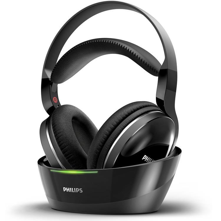 Philips Trådlösa TV-hörlurar Svart | 505771 | AlltMobil