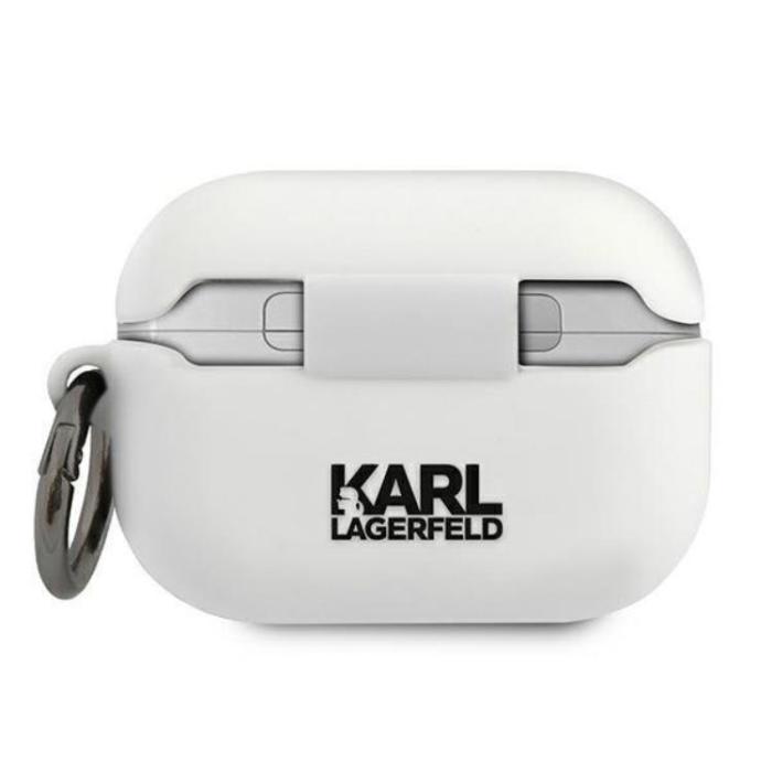 UTGATT1 - Karl Lagerfeld AirPods Pro Skal Silicone RSG - Vit