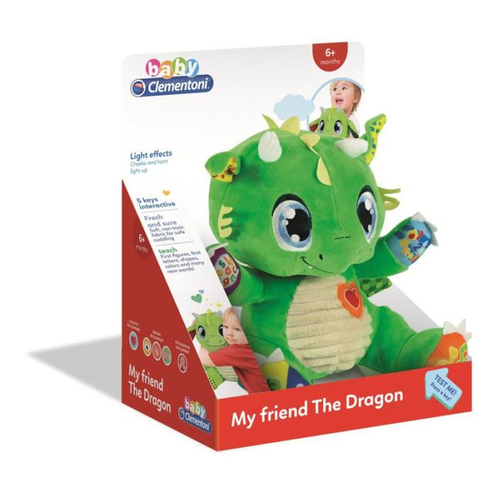 CLEMENTONI - CLEMENTONI Interactive Plush Baby Dragon (SE/FI/DK/NO)