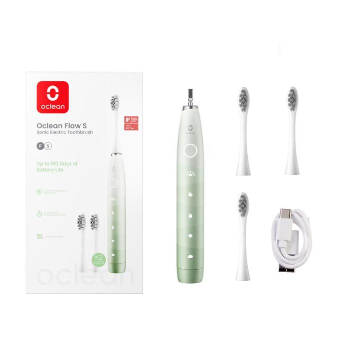 OCLEAN - OCLEAN Elektrisk Tandborste Flow S 20 Grön