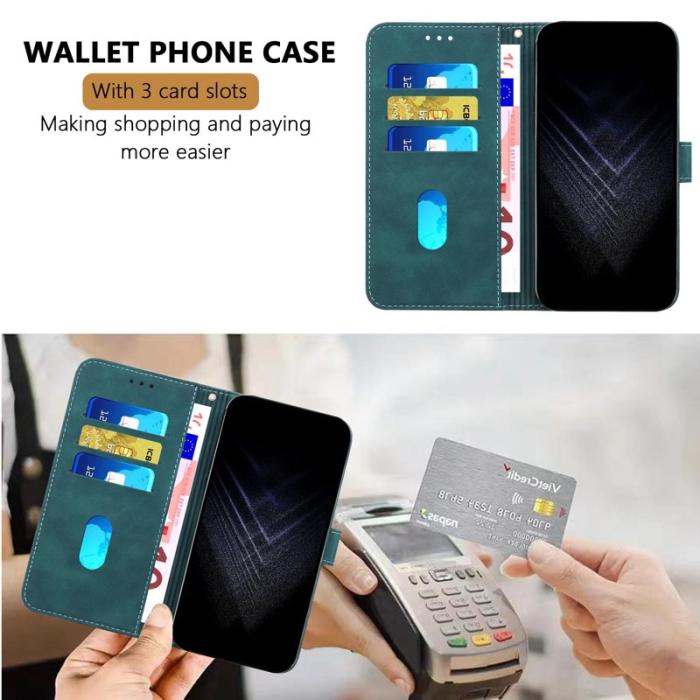 OEM - Plånboksfodral för Samsung Galaxy S26 Plus Konstläder Stativ - Grön