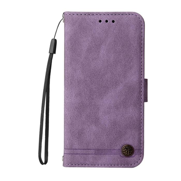 OEM - Plånboksfodral för Samsung Galaxy S26 Plus Konstläder Stativ - Lila