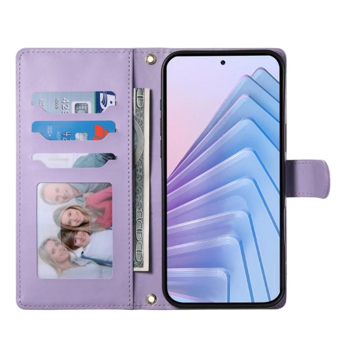 OEM - Plånboksfodral för Samsung Galaxy S26 Plus Konstläder Stativ - Lila