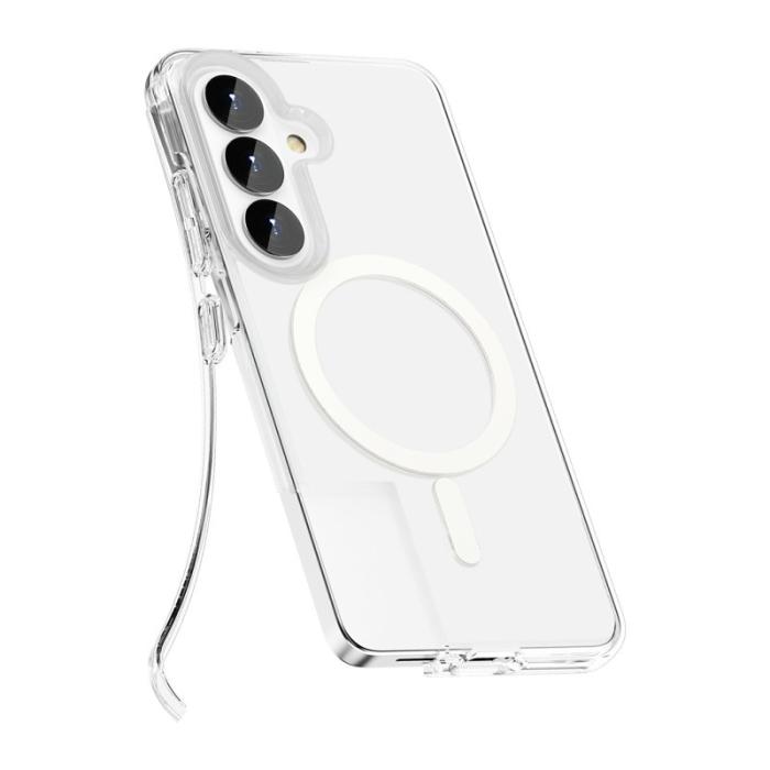 OEM - Mobilskal för Samsung Galaxy S26 Magnetiskt PC + TPU - Transparent