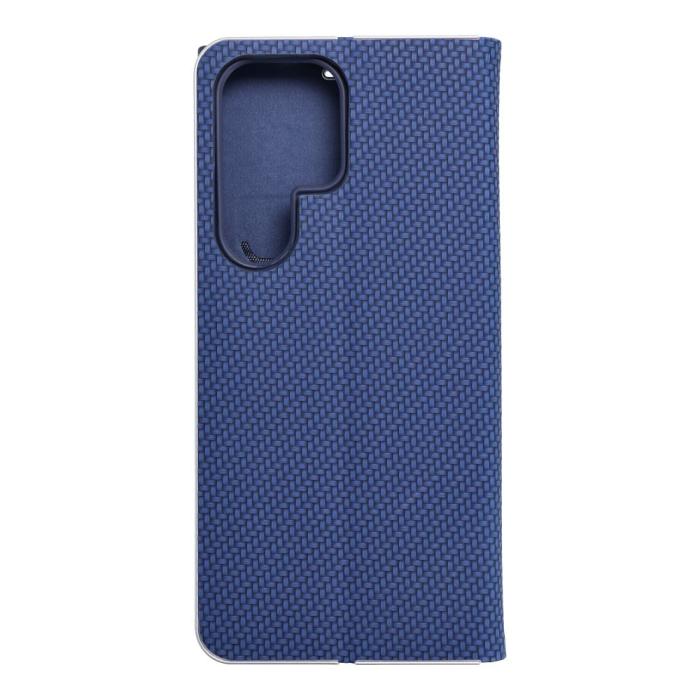 OEM - LUNA Carbon Fodral för Samsung S23 Ultra blå