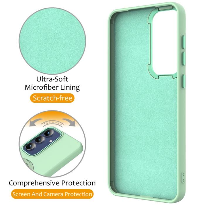 OEM - Mobilskal för Samsung Galaxy S26 Magnetiskt Ring Kickstand TPU + PC - Grön