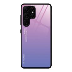 OEM - Mobilskal f&ouml;r Samsung Galaxy S26 Ultra Gradient Tempererat Glas + TPU - Rosa