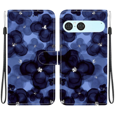 A-One Brand - Sony Xperia 10 VII Plånboksfodral Pattern Printing - Bläckblå