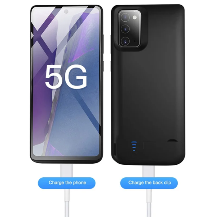 A-One Brand - Galaxy Note 20 Ultra 4G/5G Batteriskal 6000mAh E75 - Svart