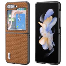 ABEEL - ABEEL Mobilskal till Samsung Galaxy Z Flip7 FE / Z Flip6 5G L&auml;tt Brun