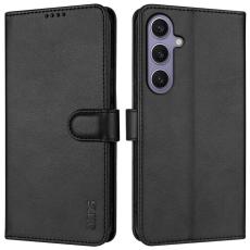 AZNS - AZNS Samsung Galaxy A16 Pl&aring;nboksfodral Konstl&auml;der - Svart